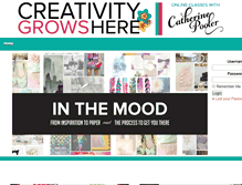 Tablet Screenshot of creativitygrowshere.com